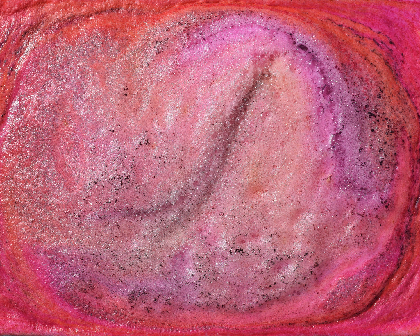 Hamsa Hand Bath Bomb (purple & yellow)