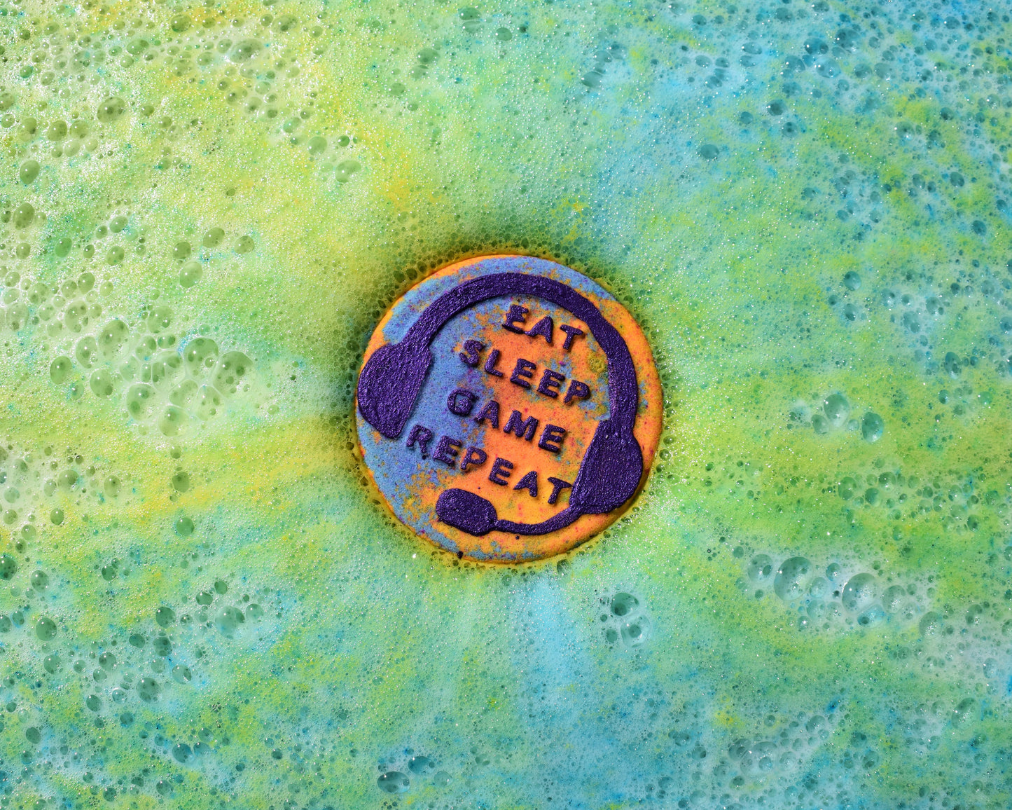 Eat Sleep Game Repeat Bath Bomb