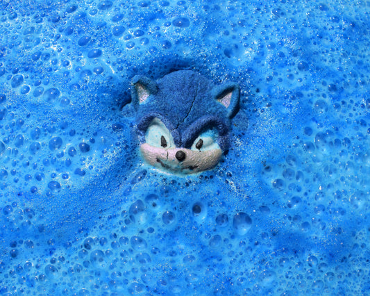 Blue Hedgehog Bath Bomb