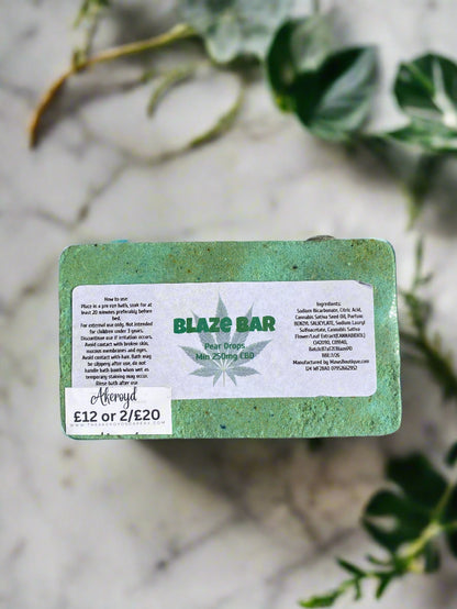 CBD Bath Bomb Blaze Bar